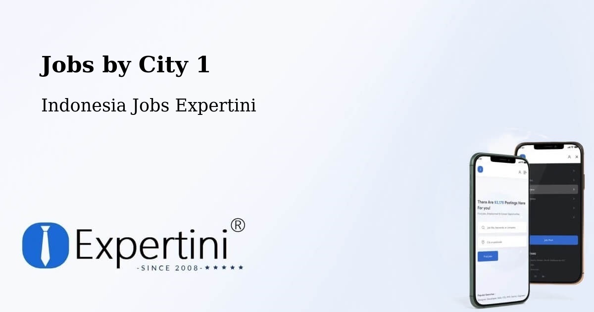 City Jobs in Indonesia - Expertini